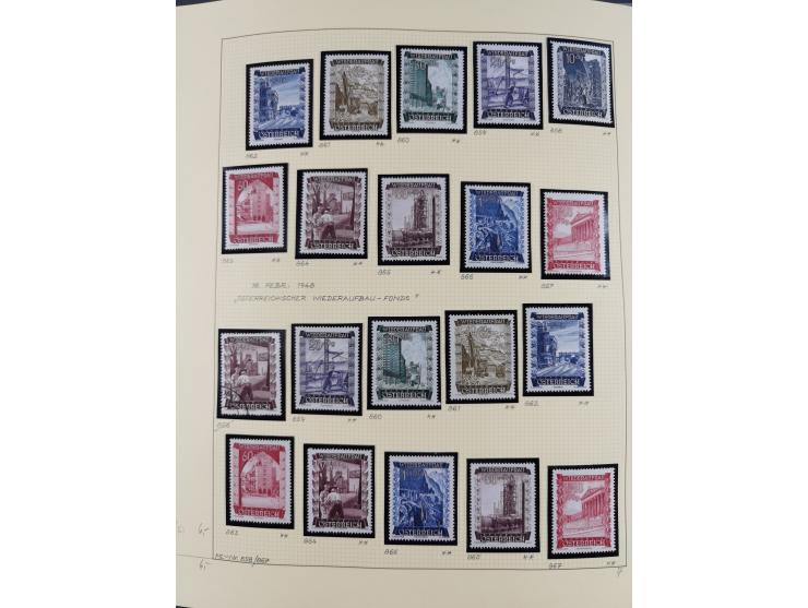 1918/2005, postfrische, anfangs teils ungebrauchte, und gestempelte Sammlung in 44 Alben und 2 Mappen. Vieles in beiden Erhal