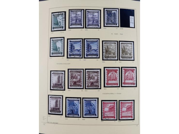 1918/2005, postfrische, anfangs teils ungebrauchte, und gestempelte Sammlung in 44 Alben und 2 Mappen. Vieles in beiden Erhal