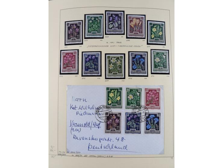 1918/2005, postfrische, anfangs teils ungebrauchte, und gestempelte Sammlung in 44 Alben und 2 Mappen. Vieles in beiden Erhal