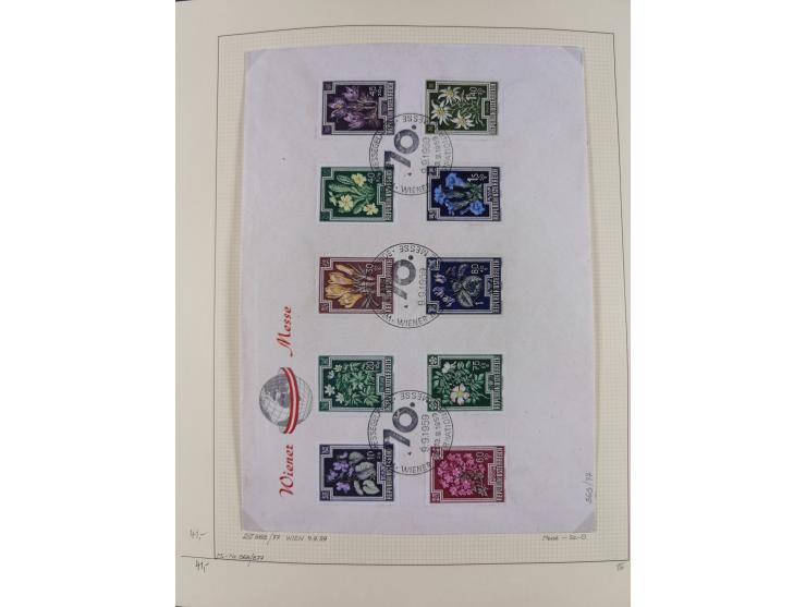 1918/2005, postfrische, anfangs teils ungebrauchte, und gestempelte Sammlung in 44 Alben und 2 Mappen. Vieles in beiden Erhal