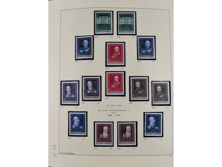 1918/2005, postfrische, anfangs teils ungebrauchte, und gestempelte Sammlung in 44 Alben und 2 Mappen. Vieles in beiden Erhal