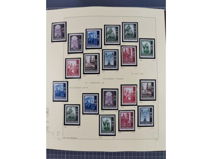 1918/2005, postfrische, anfangs teils ungebrauchte, und gestempelte Sammlung in 44 Alben und 2 Mappen. Vieles in beiden Erhal