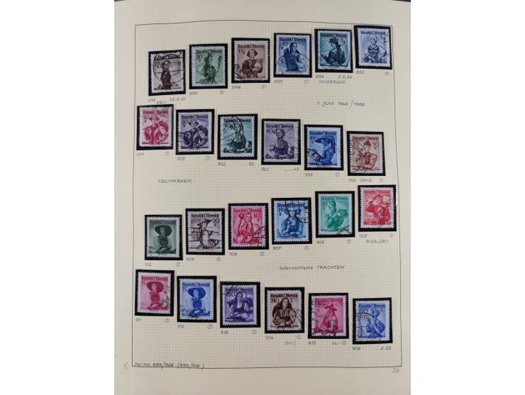1918/2005, postfrische, anfangs teils ungebrauchte, und gestempelte Sammlung in 44 Alben und 2 Mappen. Vieles in beiden Erhal