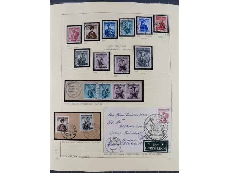 1918/2005, postfrische, anfangs teils ungebrauchte, und gestempelte Sammlung in 44 Alben und 2 Mappen. Vieles in beiden Erhal