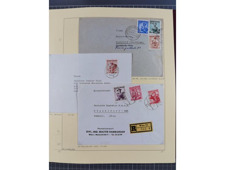 1918/2005, postfrische, anfangs teils ungebrauchte, und gestempelte Sammlung in 44 Alben und 2 Mappen. Vieles in beiden Erhal