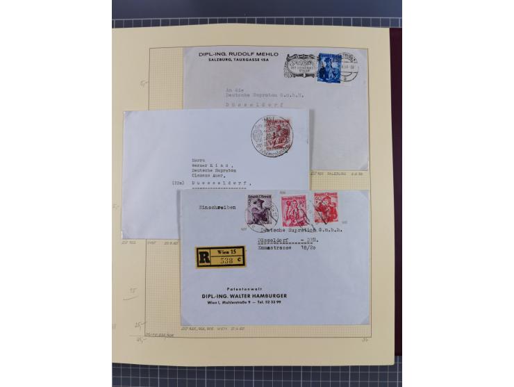 1918/2005, postfrische, anfangs teils ungebrauchte, und gestempelte Sammlung in 44 Alben und 2 Mappen. Vieles in beiden Erhal