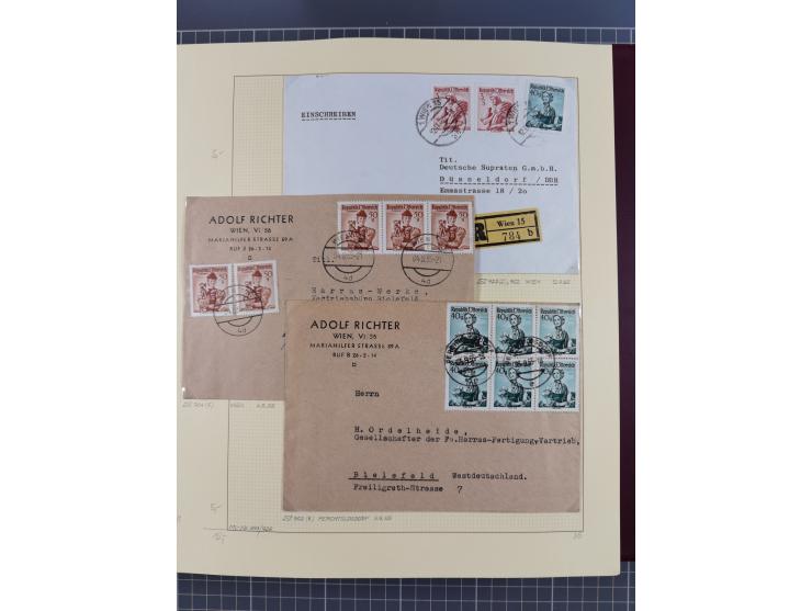 1918/2005, postfrische, anfangs teils ungebrauchte, und gestempelte Sammlung in 44 Alben und 2 Mappen. Vieles in beiden Erhal