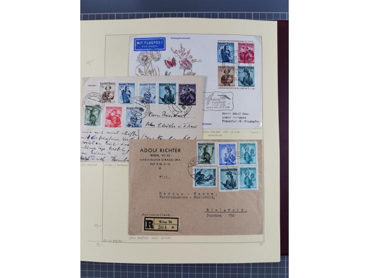 1918/2005, postfrische, anfangs teils ungebrauchte, und gestempelte Sammlung in 44 Alben und 2 Mappen. Vieles in beiden Erhal