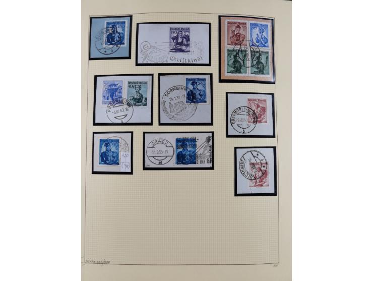 1918/2005, postfrische, anfangs teils ungebrauchte, und gestempelte Sammlung in 44 Alben und 2 Mappen. Vieles in beiden Erhal