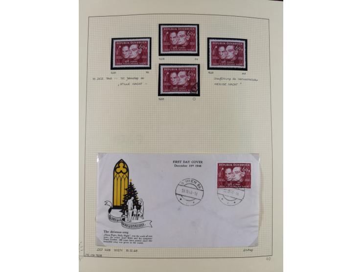 1918/2005, postfrische, anfangs teils ungebrauchte, und gestempelte Sammlung in 44 Alben und 2 Mappen. Vieles in beiden Erhal