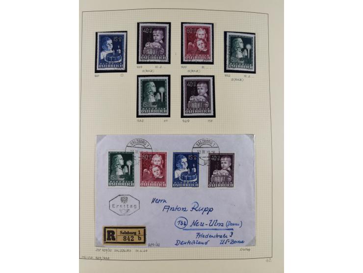 1918/2005, postfrische, anfangs teils ungebrauchte, und gestempelte Sammlung in 44 Alben und 2 Mappen. Vieles in beiden Erhal