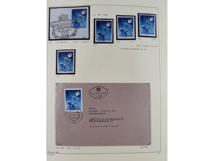 1918/2005, postfrische, anfangs teils ungebrauchte, und gestempelte Sammlung in 44 Alben und 2 Mappen. Vieles in beiden Erhal