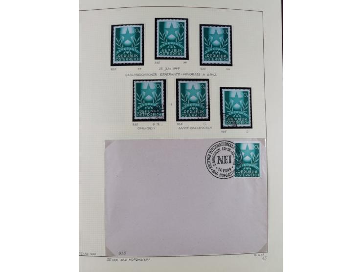 1918/2005, postfrische, anfangs teils ungebrauchte, und gestempelte Sammlung in 44 Alben und 2 Mappen. Vieles in beiden Erhal