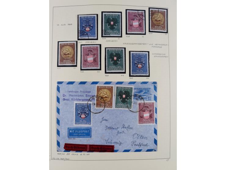 1918/2005, postfrische, anfangs teils ungebrauchte, und gestempelte Sammlung in 44 Alben und 2 Mappen. Vieles in beiden Erhal