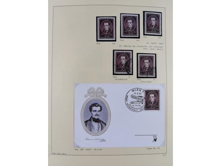 1918/2005, postfrische, anfangs teils ungebrauchte, und gestempelte Sammlung in 44 Alben und 2 Mappen. Vieles in beiden Erhal