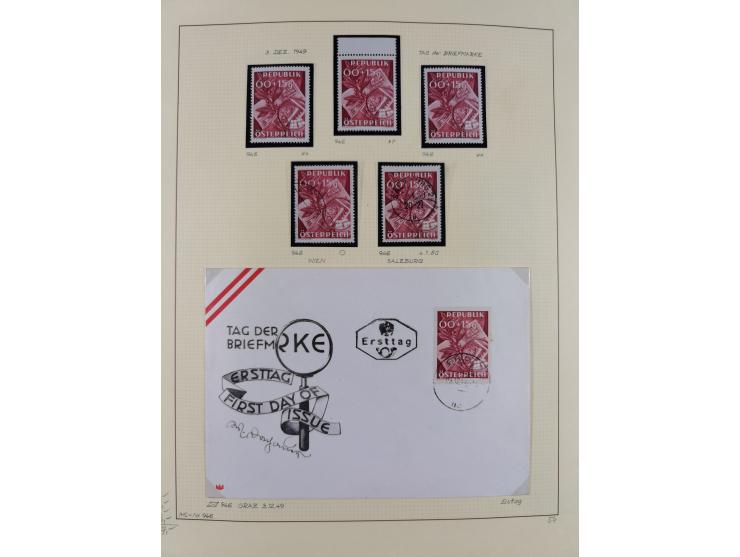 1918/2005, postfrische, anfangs teils ungebrauchte, und gestempelte Sammlung in 44 Alben und 2 Mappen. Vieles in beiden Erhal