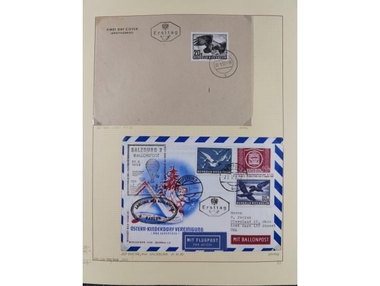 1918/2005, postfrische, anfangs teils ungebrauchte, und gestempelte Sammlung in 44 Alben und 2 Mappen. Vieles in beiden Erhal