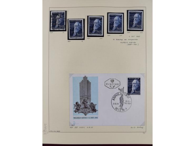 1918/2005, postfrische, anfangs teils ungebrauchte, und gestempelte Sammlung in 44 Alben und 2 Mappen. Vieles in beiden Erhal