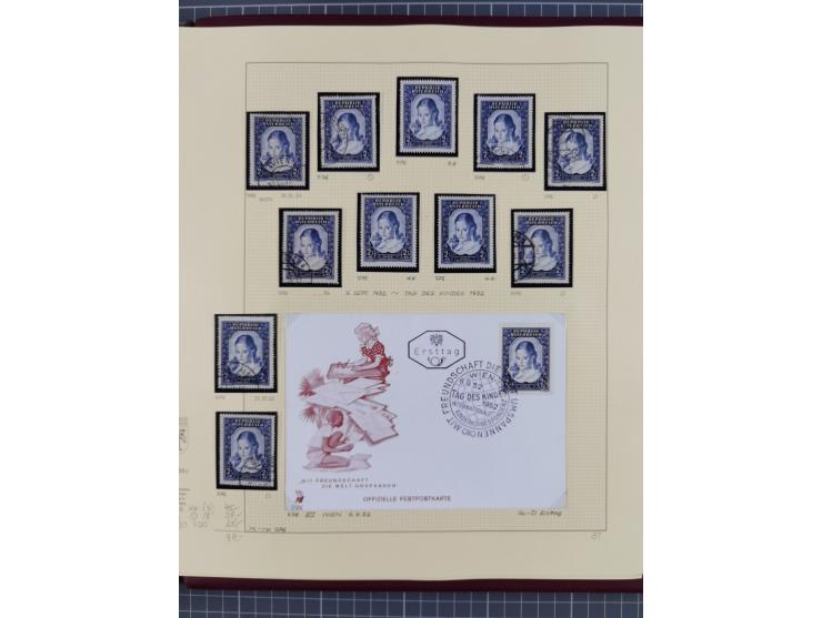 1918/2005, postfrische, anfangs teils ungebrauchte, und gestempelte Sammlung in 44 Alben und 2 Mappen. Vieles in beiden Erhal