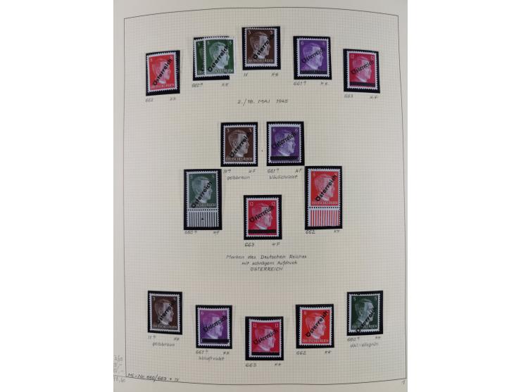 1918/2005, postfrische, anfangs teils ungebrauchte, und gestempelte Sammlung in 44 Alben und 2 Mappen. Vieles in beiden Erhal