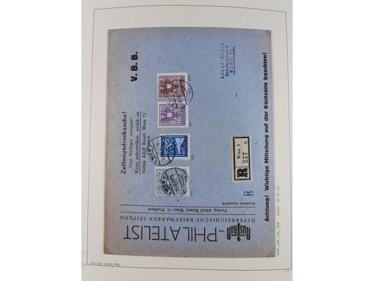 1918/2005, postfrische, anfangs teils ungebrauchte, und gestempelte Sammlung in 44 Alben und 2 Mappen. Vieles in beiden Erhal