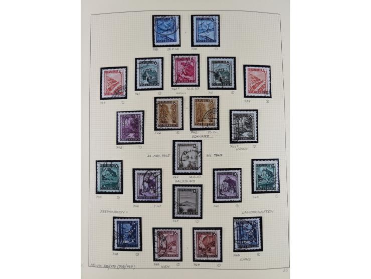 1918/2005, postfrische, anfangs teils ungebrauchte, und gestempelte Sammlung in 44 Alben und 2 Mappen. Vieles in beiden Erhal