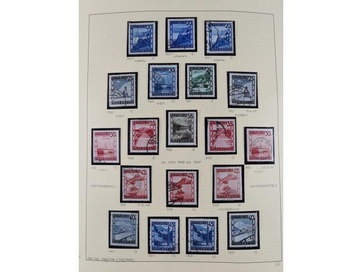 1918/2005, postfrische, anfangs teils ungebrauchte, und gestempelte Sammlung in 44 Alben und 2 Mappen. Vieles in beiden Erhal