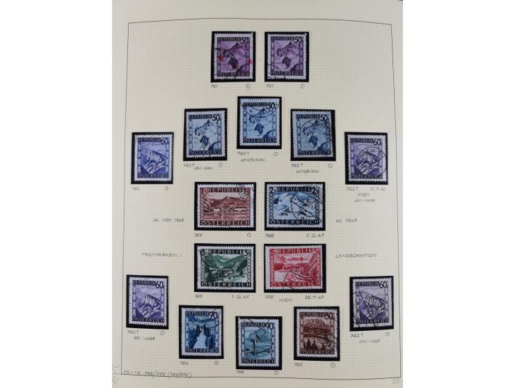 1918/2005, postfrische, anfangs teils ungebrauchte, und gestempelte Sammlung in 44 Alben und 2 Mappen. Vieles in beiden Erhal