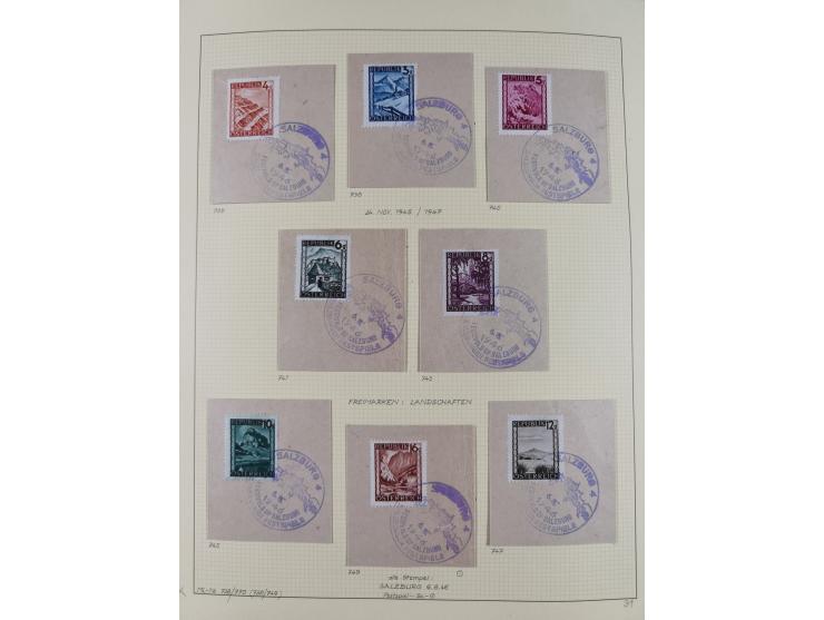 1918/2005, postfrische, anfangs teils ungebrauchte, und gestempelte Sammlung in 44 Alben und 2 Mappen. Vieles in beiden Erhal