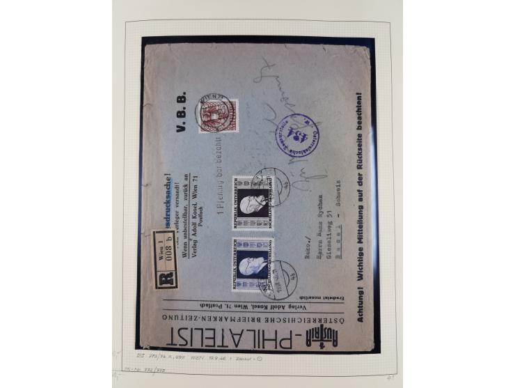 1918/2005, postfrische, anfangs teils ungebrauchte, und gestempelte Sammlung in 44 Alben und 2 Mappen. Vieles in beiden Erhal