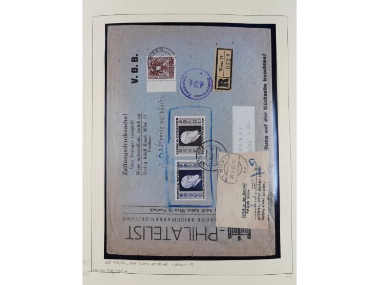 1918/2005, postfrische, anfangs teils ungebrauchte, und gestempelte Sammlung in 44 Alben und 2 Mappen. Vieles in beiden Erhal