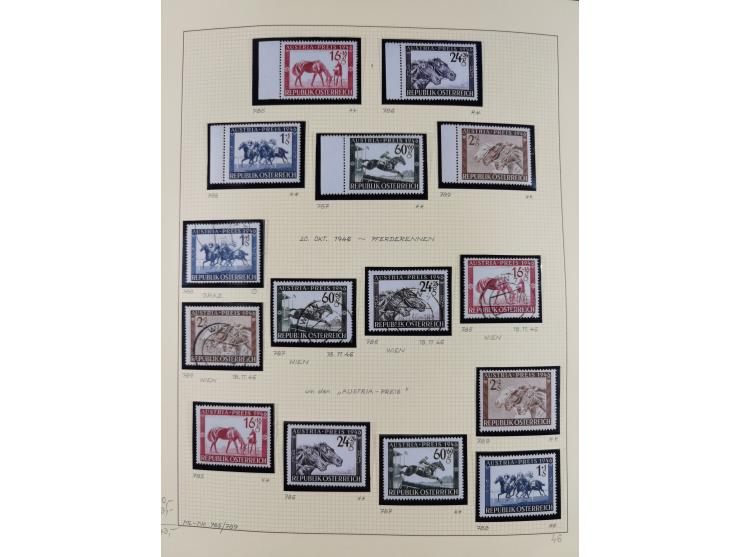 1918/2005, postfrische, anfangs teils ungebrauchte, und gestempelte Sammlung in 44 Alben und 2 Mappen. Vieles in beiden Erhal