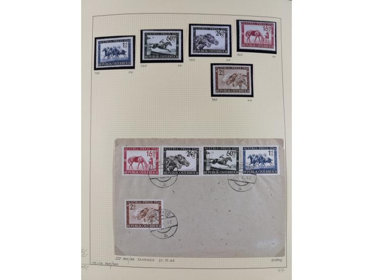 1918/2005, postfrische, anfangs teils ungebrauchte, und gestempelte Sammlung in 44 Alben und 2 Mappen. Vieles in beiden Erhal