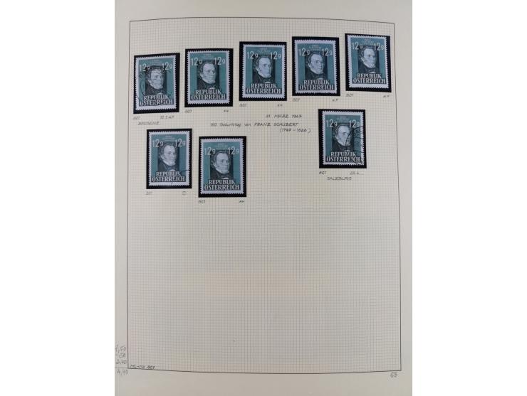 1918/2005, postfrische, anfangs teils ungebrauchte, und gestempelte Sammlung in 44 Alben und 2 Mappen. Vieles in beiden Erhal