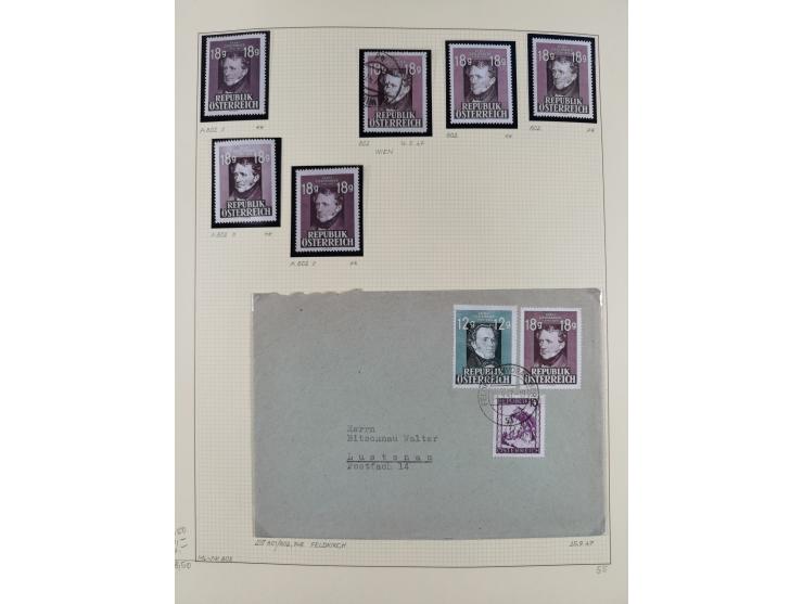 1918/2005, postfrische, anfangs teils ungebrauchte, und gestempelte Sammlung in 44 Alben und 2 Mappen. Vieles in beiden Erhal