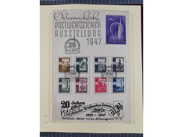 1918/2005, postfrische, anfangs teils ungebrauchte, und gestempelte Sammlung in 44 Alben und 2 Mappen. Vieles in beiden Erhal