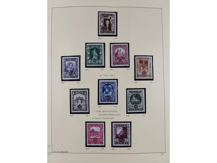 1918/2005, postfrische, anfangs teils ungebrauchte, und gestempelte Sammlung in 44 Alben und 2 Mappen. Vieles in beiden Erhal