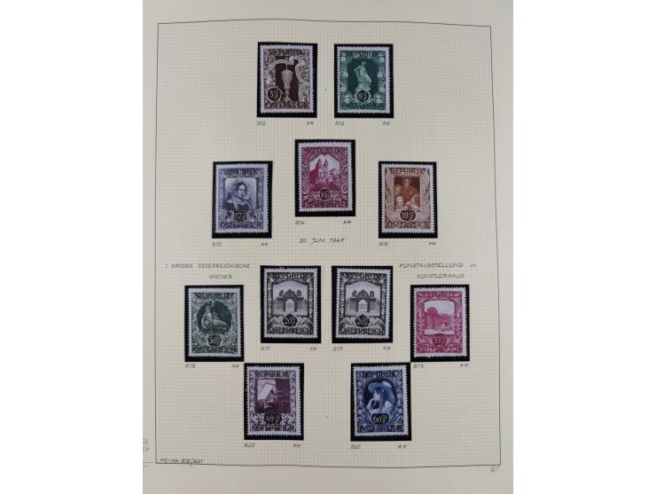 1918/2005, postfrische, anfangs teils ungebrauchte, und gestempelte Sammlung in 44 Alben und 2 Mappen. Vieles in beiden Erhal