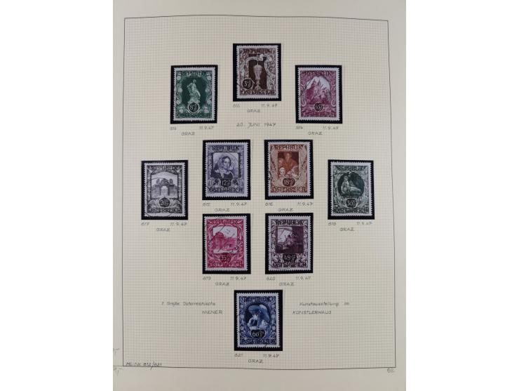 1918/2005, postfrische, anfangs teils ungebrauchte, und gestempelte Sammlung in 44 Alben und 2 Mappen. Vieles in beiden Erhal