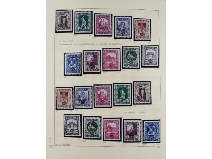 1918/2005, postfrische, anfangs teils ungebrauchte, und gestempelte Sammlung in 44 Alben und 2 Mappen. Vieles in beiden Erhal
