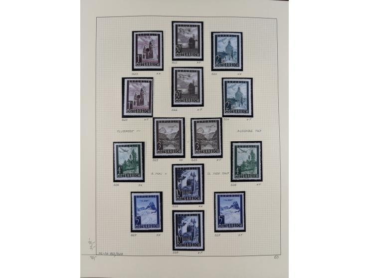 1918/2005, postfrische, anfangs teils ungebrauchte, und gestempelte Sammlung in 44 Alben und 2 Mappen. Vieles in beiden Erhal