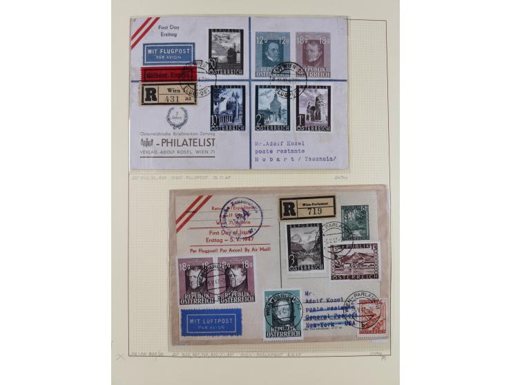 1918/2005, postfrische, anfangs teils ungebrauchte, und gestempelte Sammlung in 44 Alben und 2 Mappen. Vieles in beiden Erhal