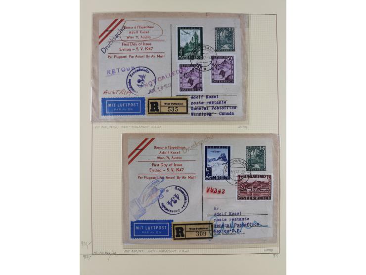 1918/2005, postfrische, anfangs teils ungebrauchte, und gestempelte Sammlung in 44 Alben und 2 Mappen. Vieles in beiden Erhal