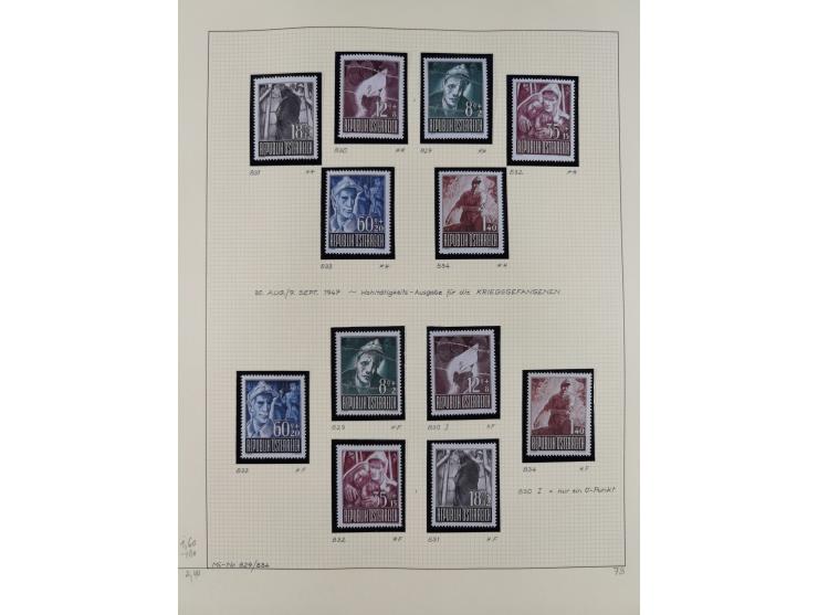 1918/2005, postfrische, anfangs teils ungebrauchte, und gestempelte Sammlung in 44 Alben und 2 Mappen. Vieles in beiden Erhal