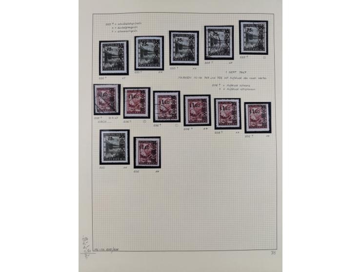 1918/2005, postfrische, anfangs teils ungebrauchte, und gestempelte Sammlung in 44 Alben und 2 Mappen. Vieles in beiden Erhal