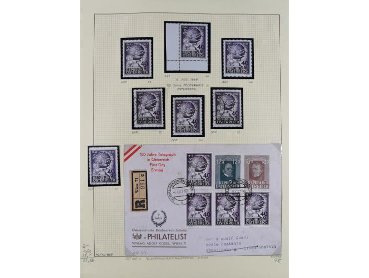 1918/2005, postfrische, anfangs teils ungebrauchte, und gestempelte Sammlung in 44 Alben und 2 Mappen. Vieles in beiden Erhal