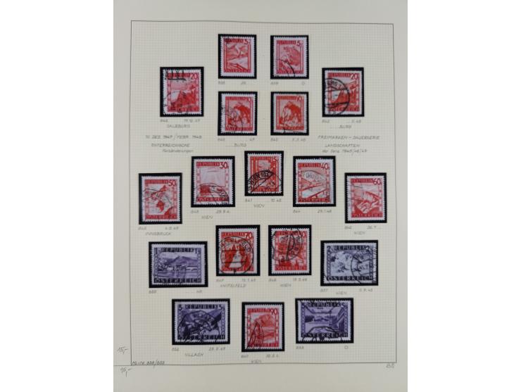 1918/2005, postfrische, anfangs teils ungebrauchte, und gestempelte Sammlung in 44 Alben und 2 Mappen. Vieles in beiden Erhal