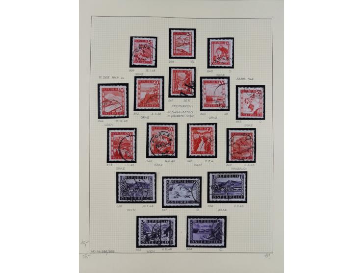 1918/2005, postfrische, anfangs teils ungebrauchte, und gestempelte Sammlung in 44 Alben und 2 Mappen. Vieles in beiden Erhal