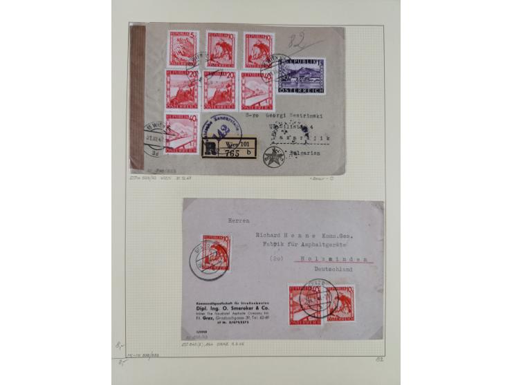 1918/2005, postfrische, anfangs teils ungebrauchte, und gestempelte Sammlung in 44 Alben und 2 Mappen. Vieles in beiden Erhal