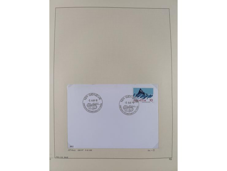 1926/2005, kleine Partie im Album und Mappe, dabei Bl. 1 und 19 auf Briefen, Pax (2) sowie postfrische Bogenware ex 1986-90.